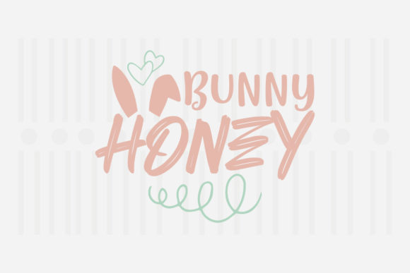 Bunny Honey Easter SVG for Crafts and Graphics