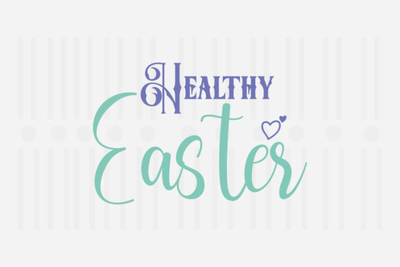 Healthy Easter SVG for Crafts and Graphics