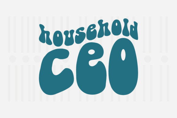 Household CEO Mother's Day SVG for Crafts and Graphics