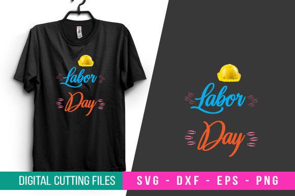 Labor Day T-shirt Design SVG for Crafts and Graphics