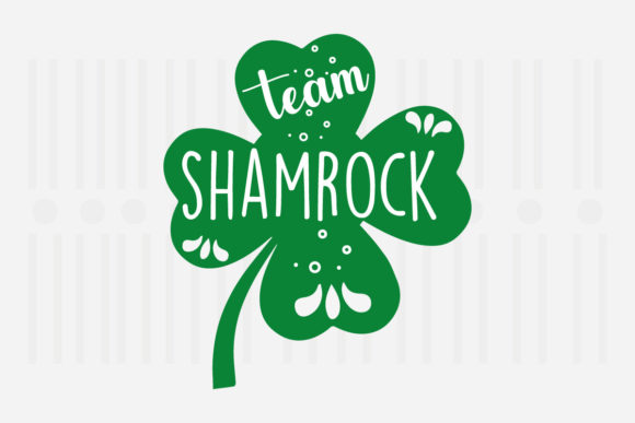 Team Shamrock SVG Graphic for Crafts and Web Design